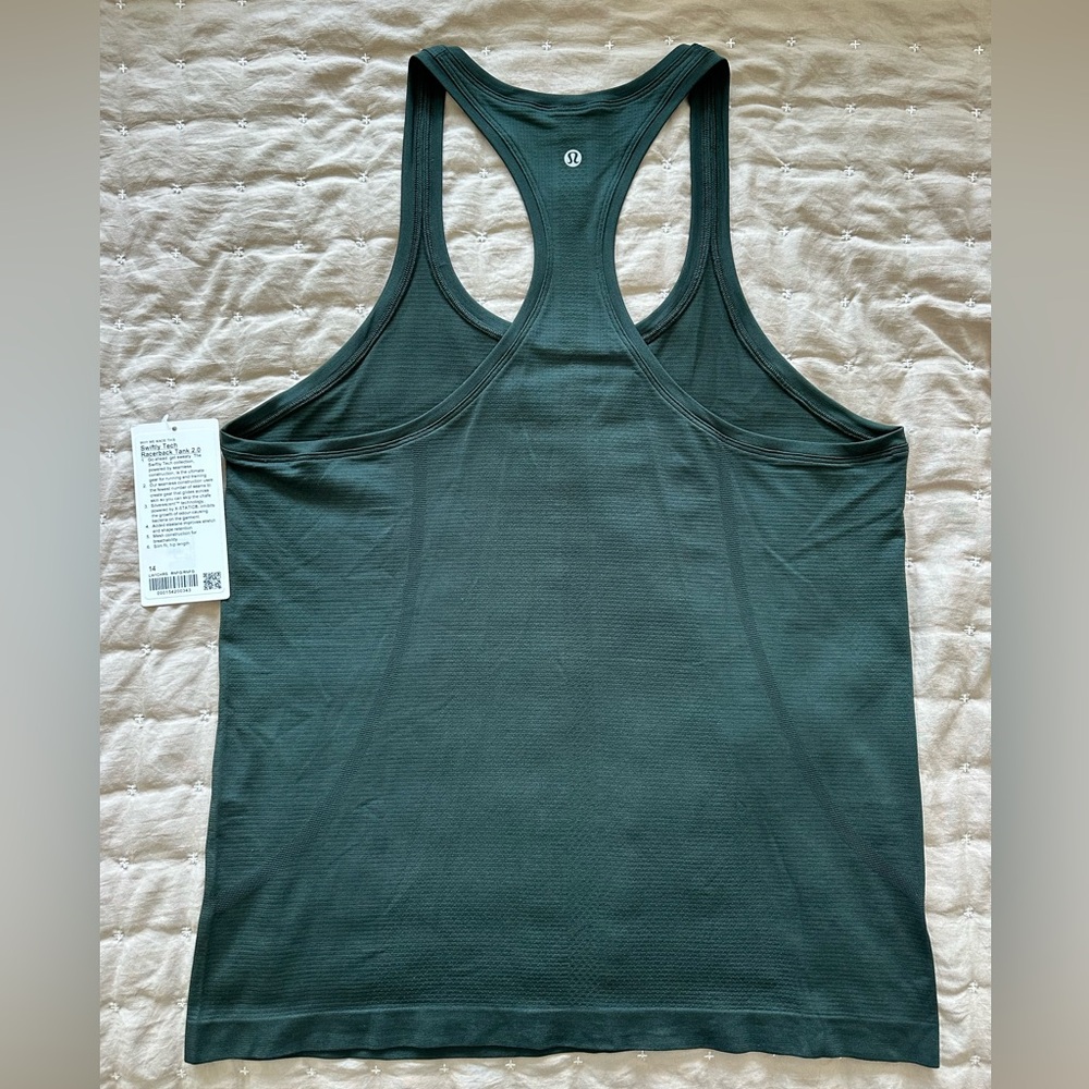 Lululemon Swiftly Tank NWT size 14 - Picture 3 of 3